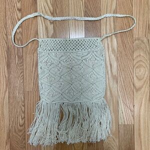 Vintage One of a‎ Kind Crochet Macrame Bag